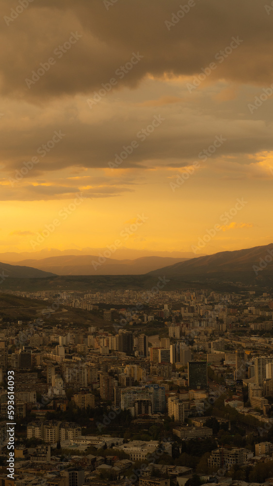 Sunset in Tbilisi