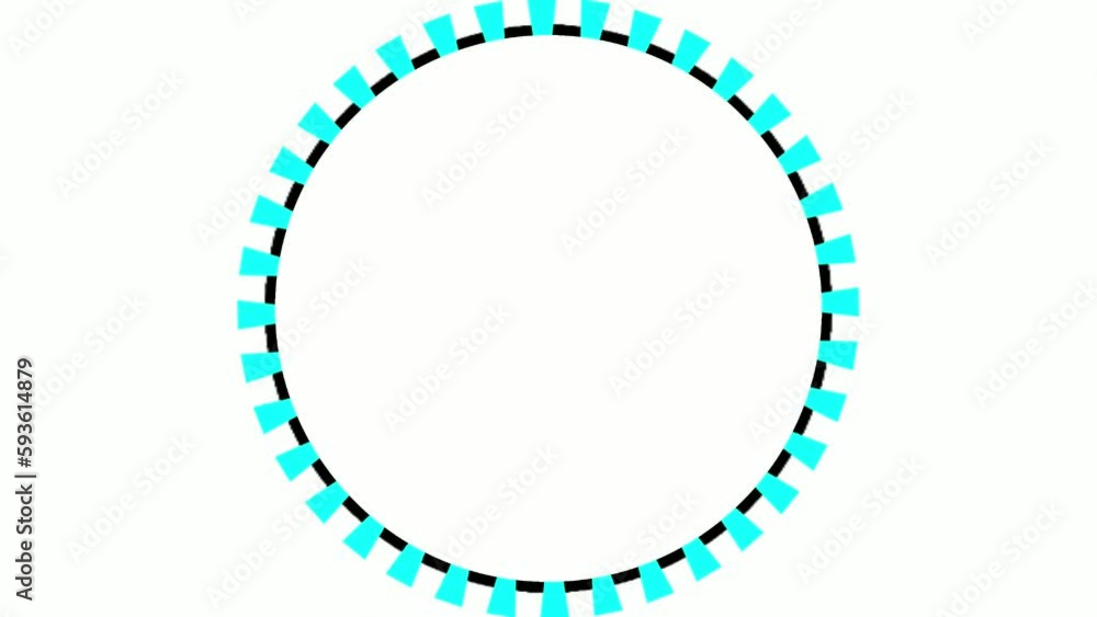 round frame logo, with abstract background, perfect for opening, intro, outro, slide, etc.