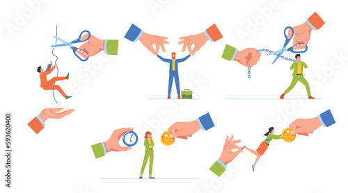Business Concept Of Company Lures Talented Employees Away From Their Competitors With Better Incentives