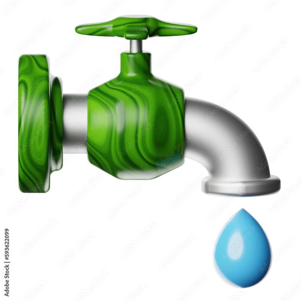 Ramadan Tap Water 3d Icon Illustration Ramadan Tap Water 3d Icon Illustration