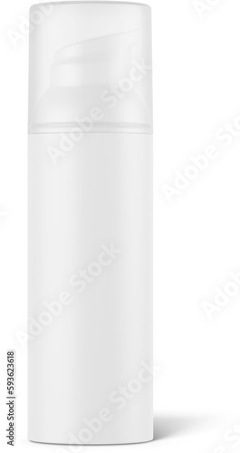 Quadro su tela Blank Airless Pump Container Cosmetic Dispenser Bottles 3D-Rendering
