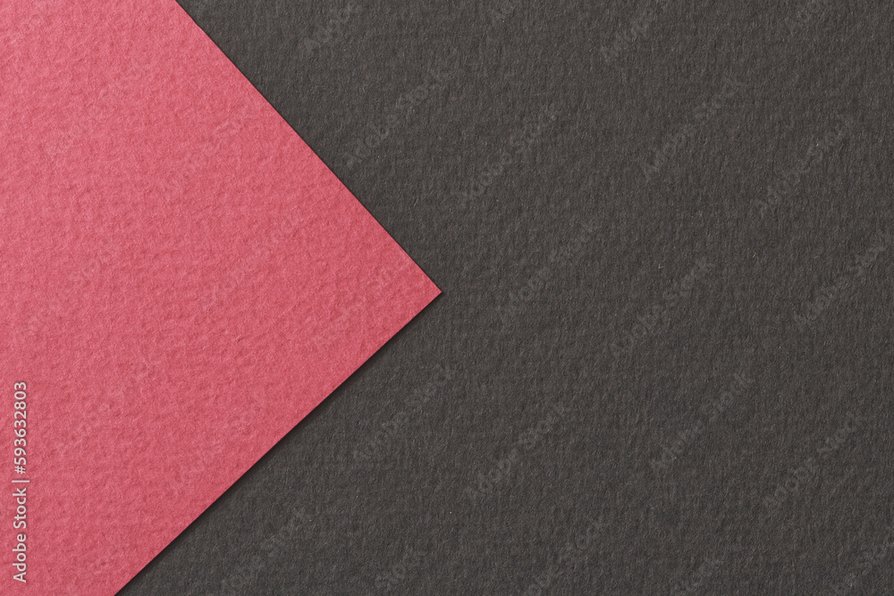 Rough kraft paper background, paper texture black red colors. Mockup with copy space for text Rough kraft paper background, paper texture black red colors. Mockup with copy space for text