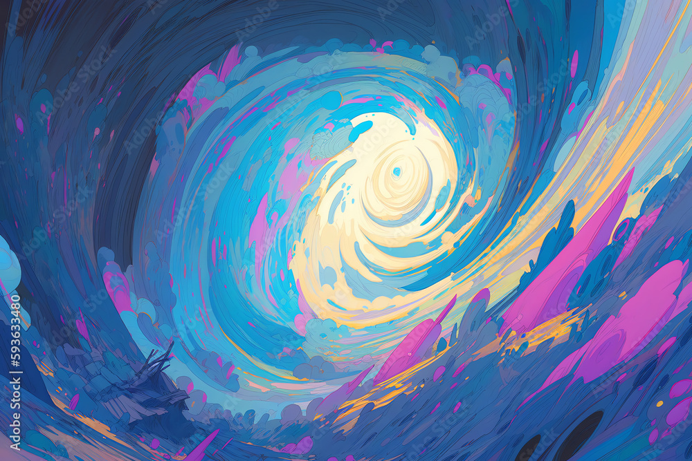 abstract background with red and purple swirling patterns. generative AI abstract background with red and purple swirling patterns. generative AI