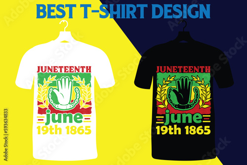 Juneteenth 19th June 1865 T-Shirt, African American Shirt, Afro American, Free-ish Since 1865, Juneteenth Shirt, Black History, Black Power, Black History Month, Celebrate Juneteenth T-Shirt Design