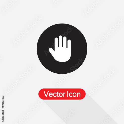 Palm Of Hand, Palm, Hand Icon Vector Illustration Eps10