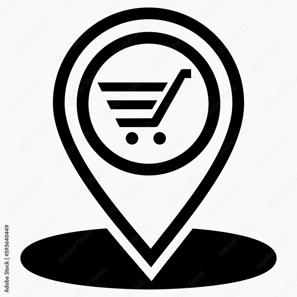 Store Location Icon Supermarket Location Place On The Map Of Outlets store-location-icon-supermarket-location-place-on-the-map-of-outlets