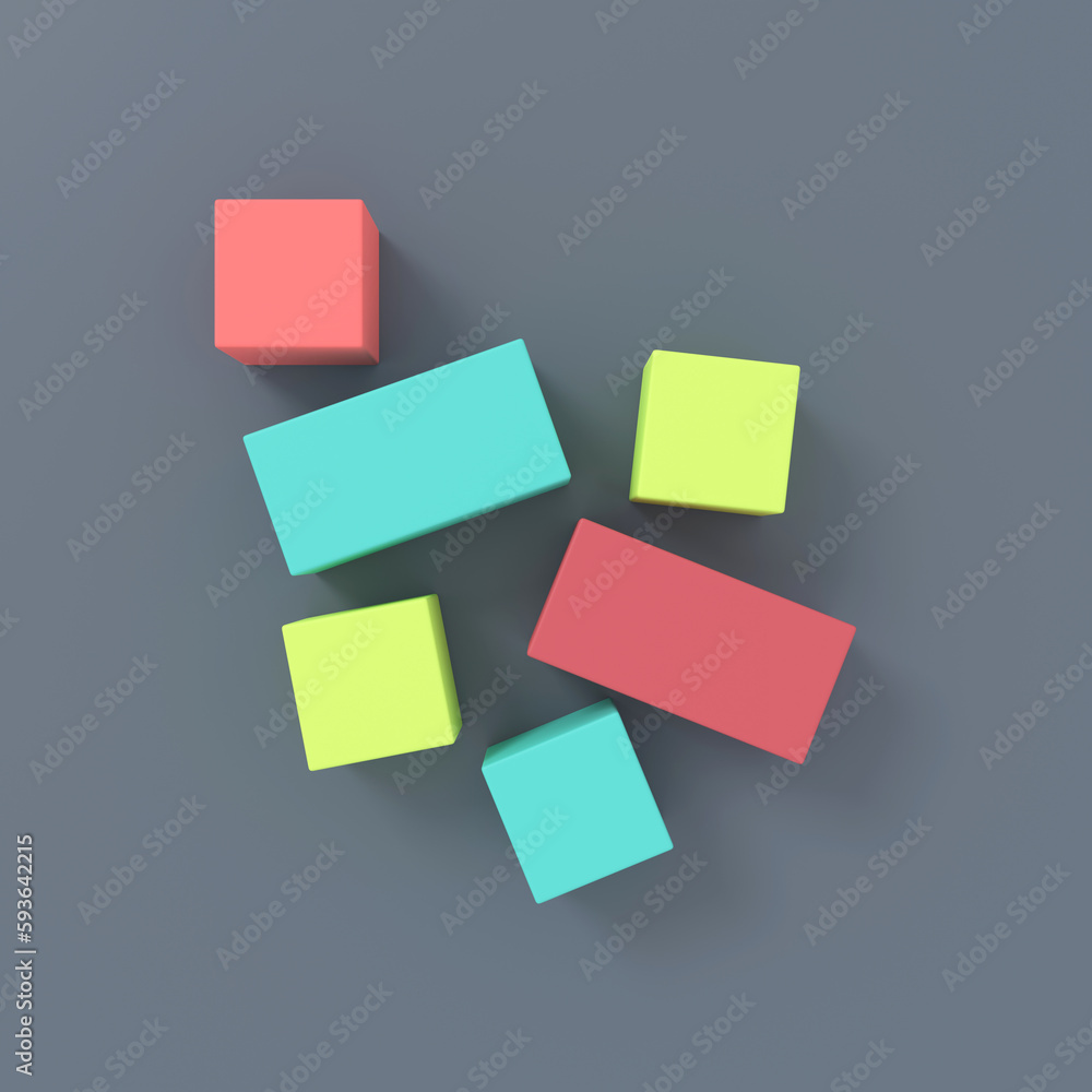 3D text box. abstract background. 3D rendering. 3D text box. abstract background. 3D rendering.