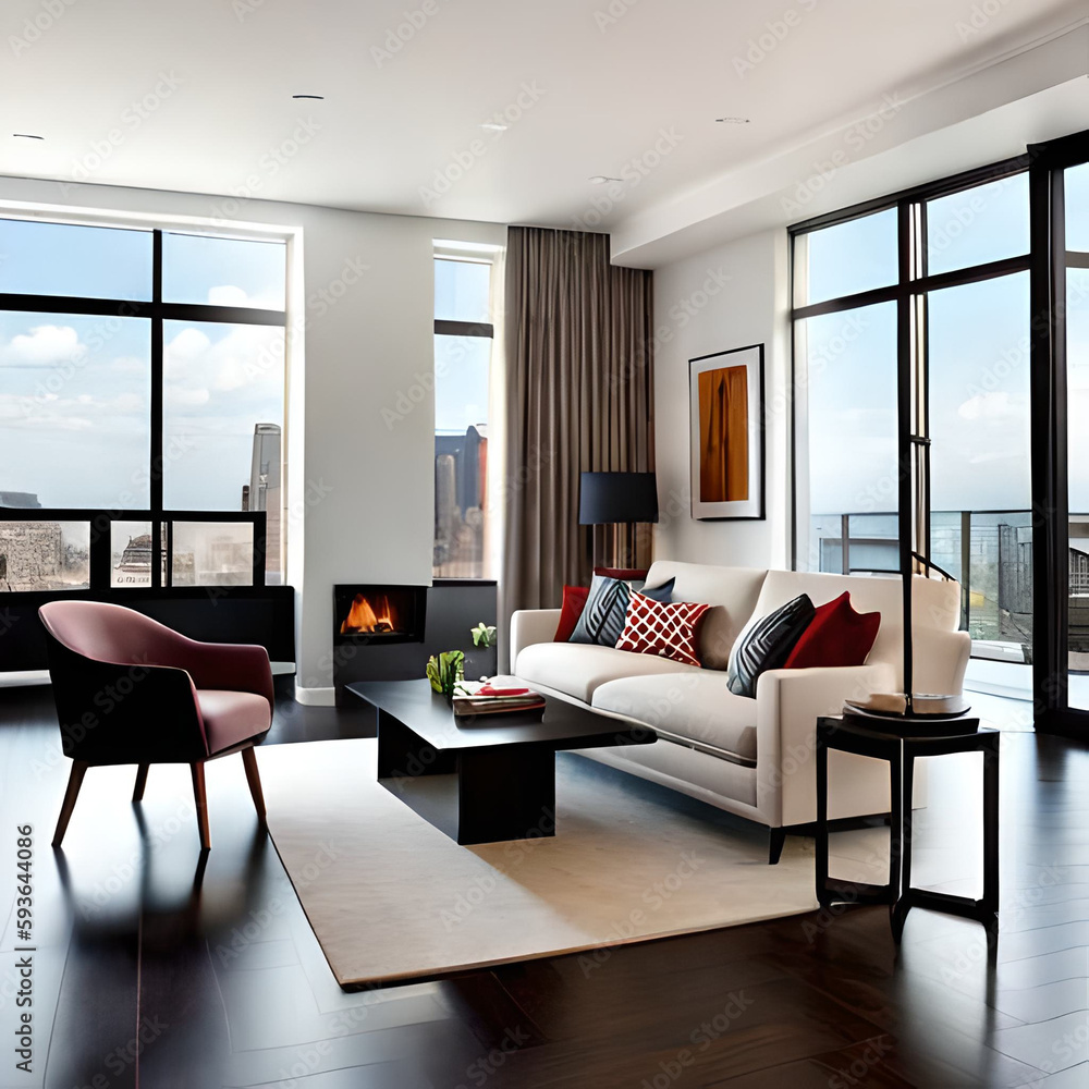 Fototapeta premium modern living room