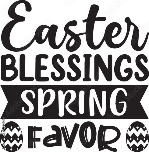 Easter Blessings Spring Favor SVG