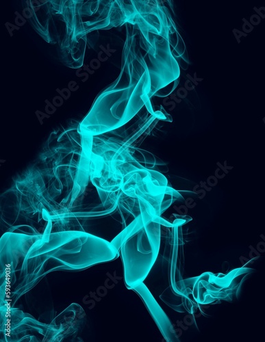 Neon Blue Smoke or Liquid