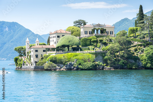 Villa del Balbianello on Lake Como, Italy