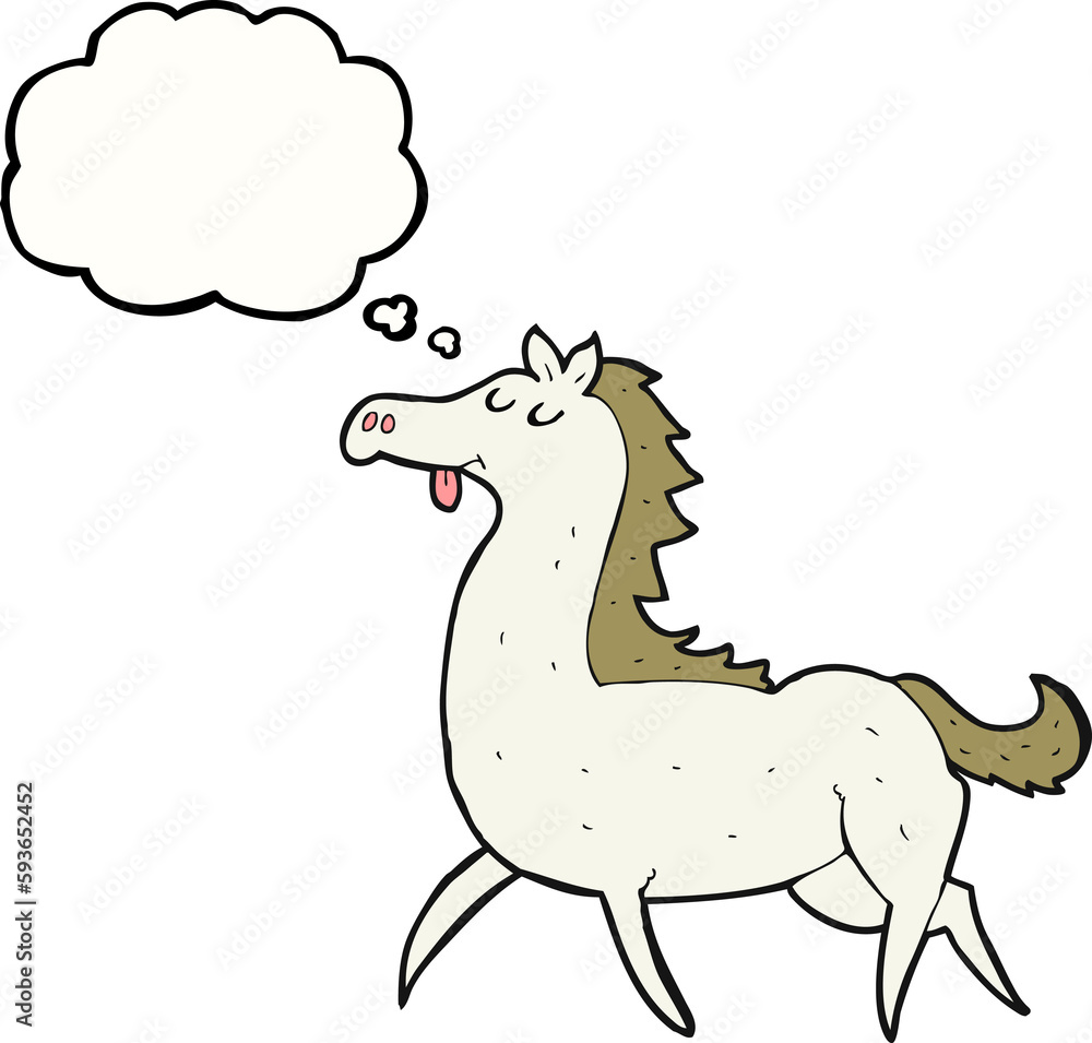 thought bubble cartoon horse thought bubble cartoon horse