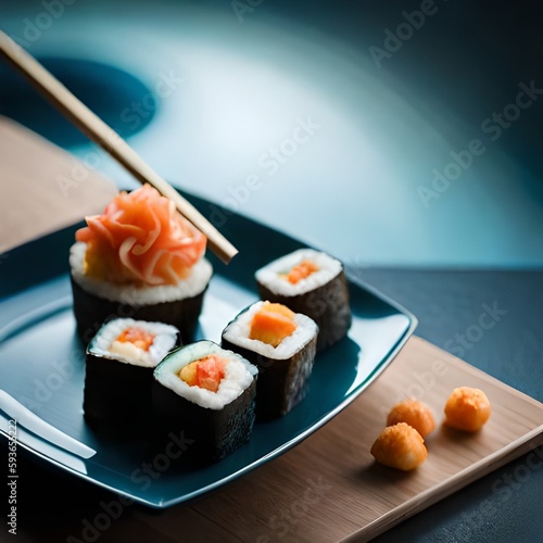 Sushi, japonese food, urumaki, sashimi