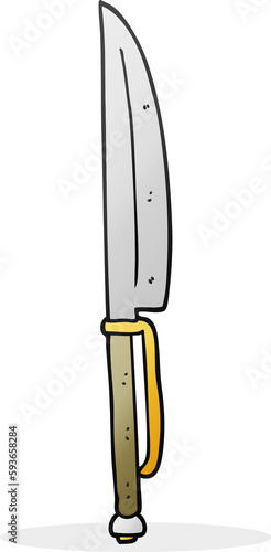 cartoon knife