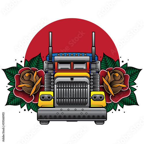 american truck tattoo