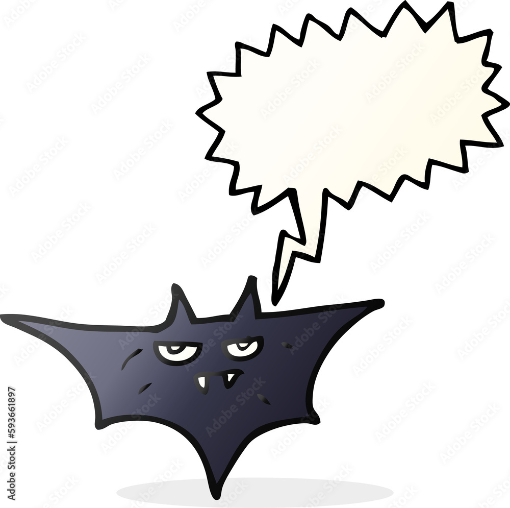 speech bubble cartoon halloween bat speech bubble cartoon halloween bat