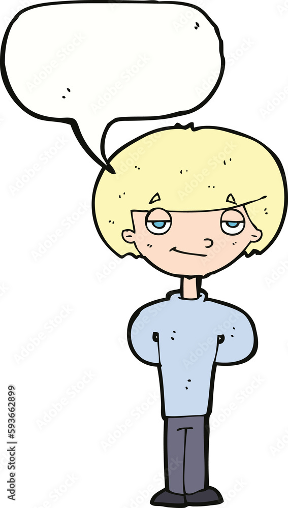 cartoon happy man with speech bubble cartoon happy man with speech bubble