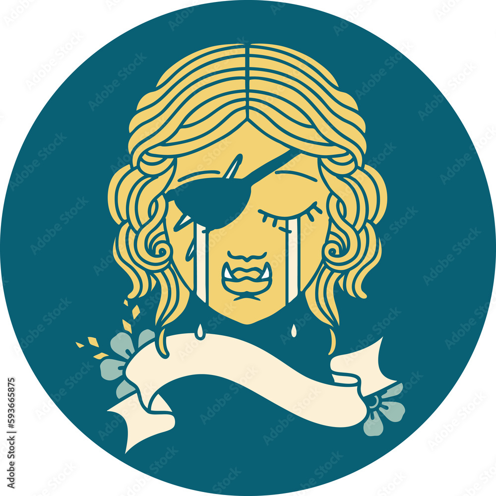 crying orc rogue character face illustration crying orc rogue character face illustration