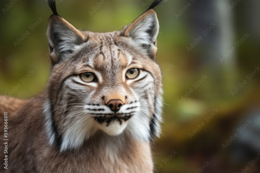 Beautiful and strong lynx looking at the camera. Beautiful and strong lynx looking at the camera.