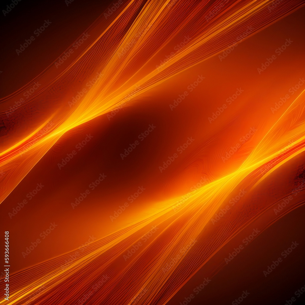 Obraz premium abstract web banner design,lines and waves,Amber yellow and Light red colors gradient with texture effect.Generative AI.