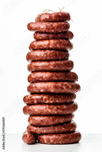 High Stack of Sausages, Generative AI