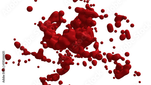 Cuadro en lienzo Exploding liquid sphere