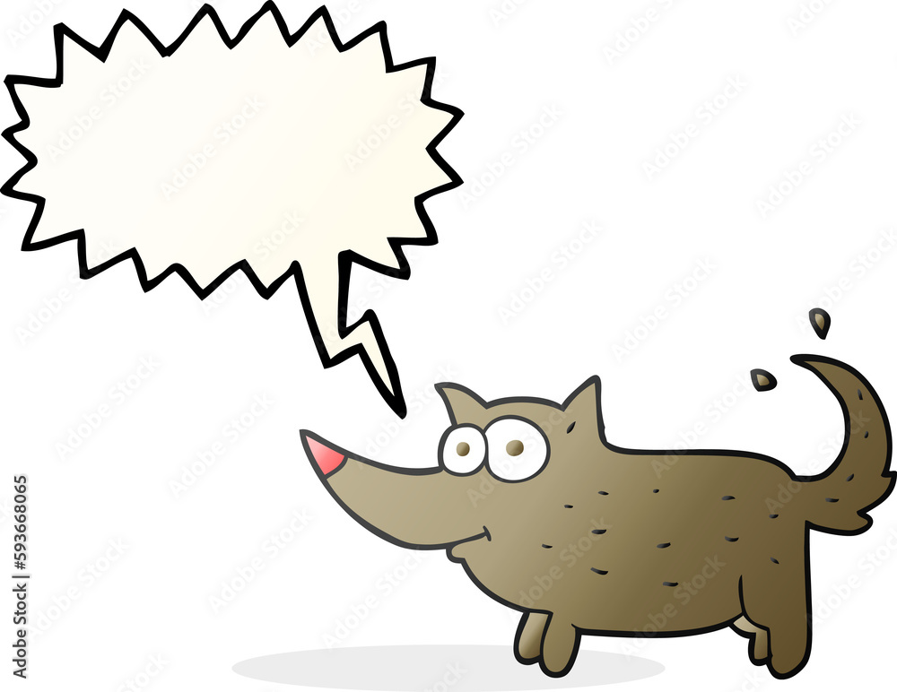 speech bubble cartoon dog wagging tail speech bubble cartoon dog wagging tail