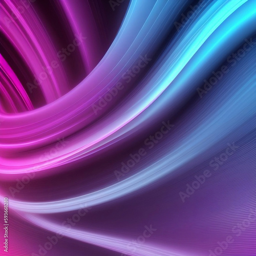 abstract web banner design waves bright pink and Turquoise colors gradient with texture effect.Generative AI.