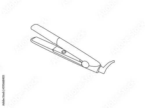 Hair straightener icon stock vector. Illustration of electric,Premium Vector | Hair straightener illustration on transparent background,Hair straightener icon Stock Vector Images,
