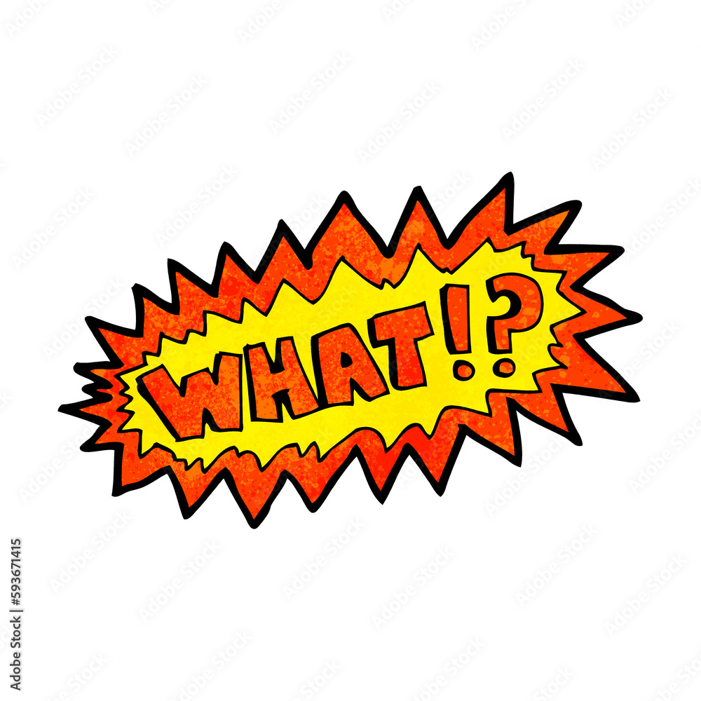 cartoon shout 'what' cartoon shout 'what'