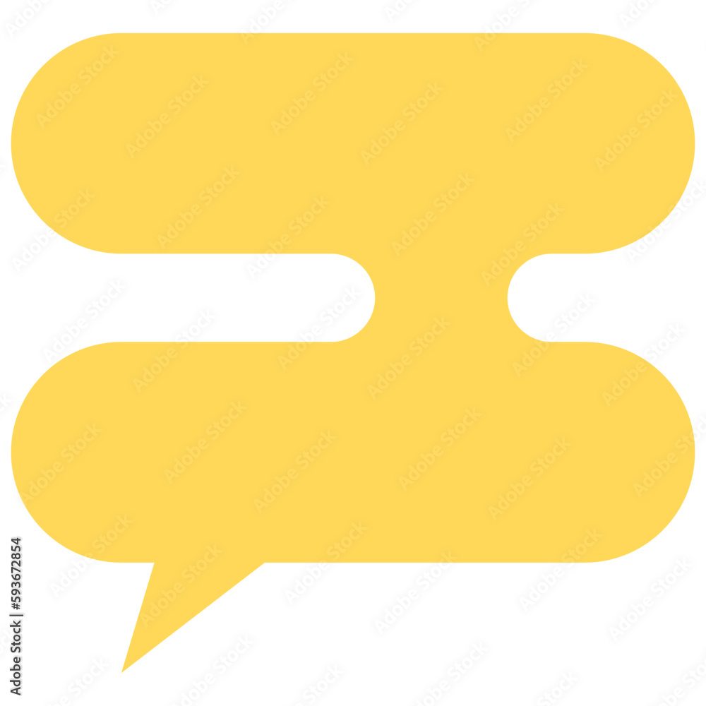 Speech balloons icon, flat style vector illustration Speech balloons icon, flat style vector illustration
