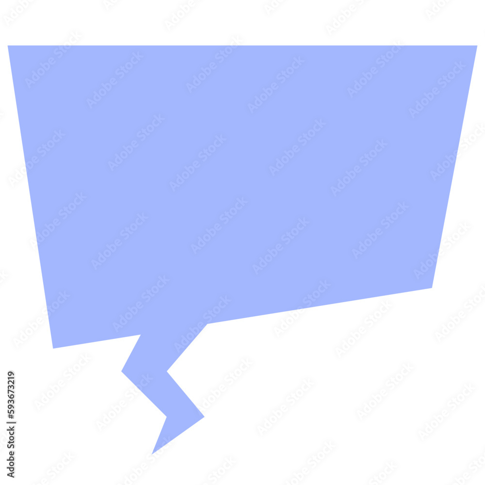 Fototapeta premium Speech balloons icon, flat style vector illustration