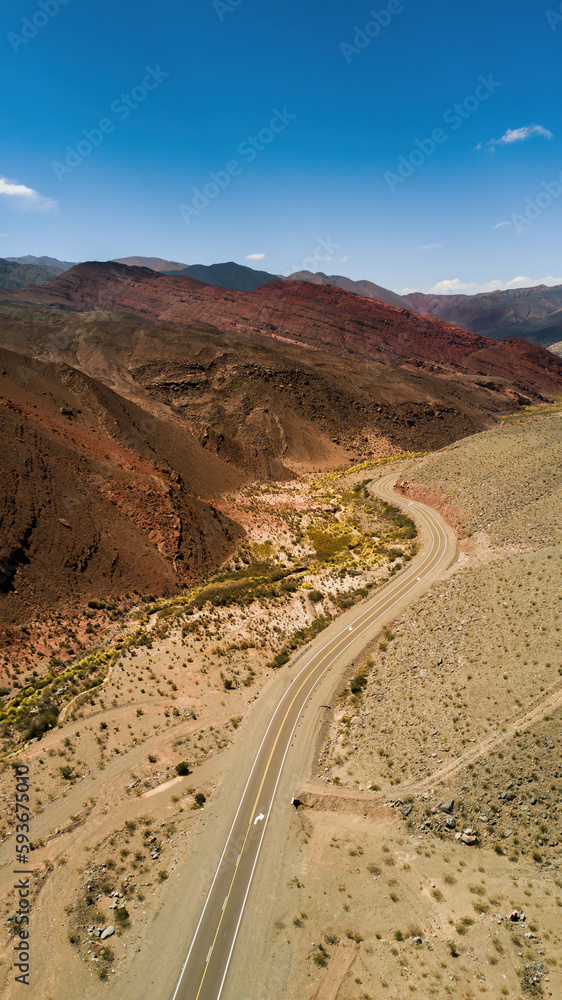 Photo of the mountains in Catamarca, Argentina.