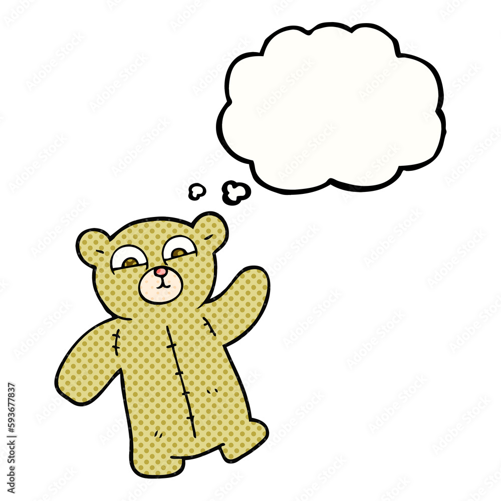 thought bubble cartoon teddy bear thought bubble cartoon teddy bear