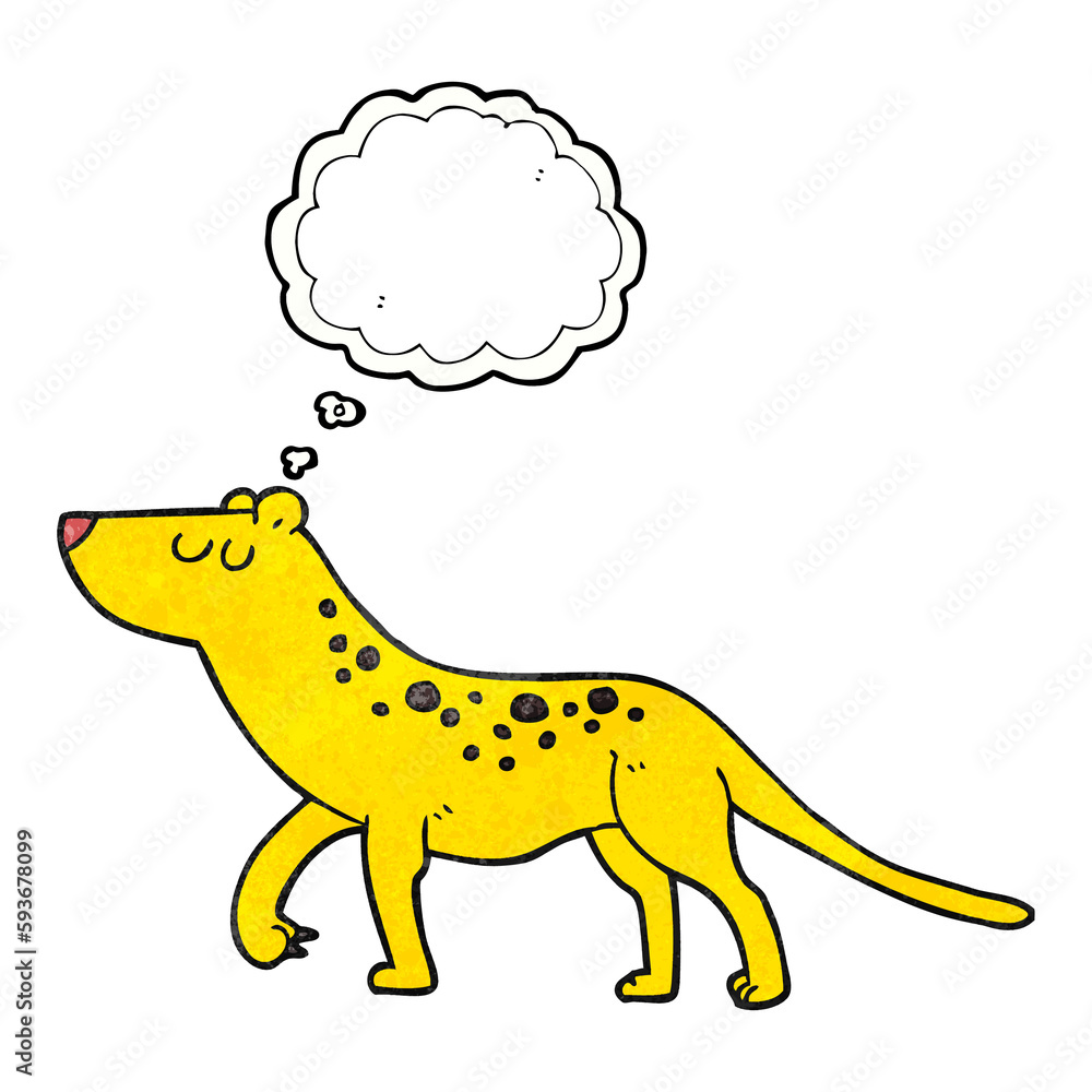 thought bubble textured cartoon leopard thought bubble textured cartoon leopard