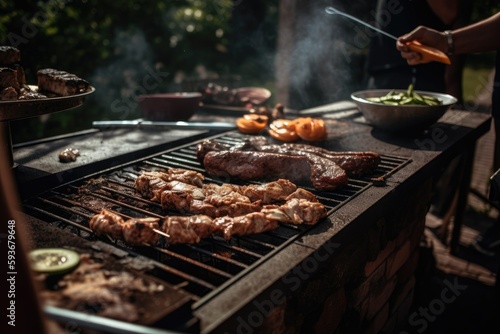 Wallpaper Mural BBQ in the backyard  Torontodigital.ca