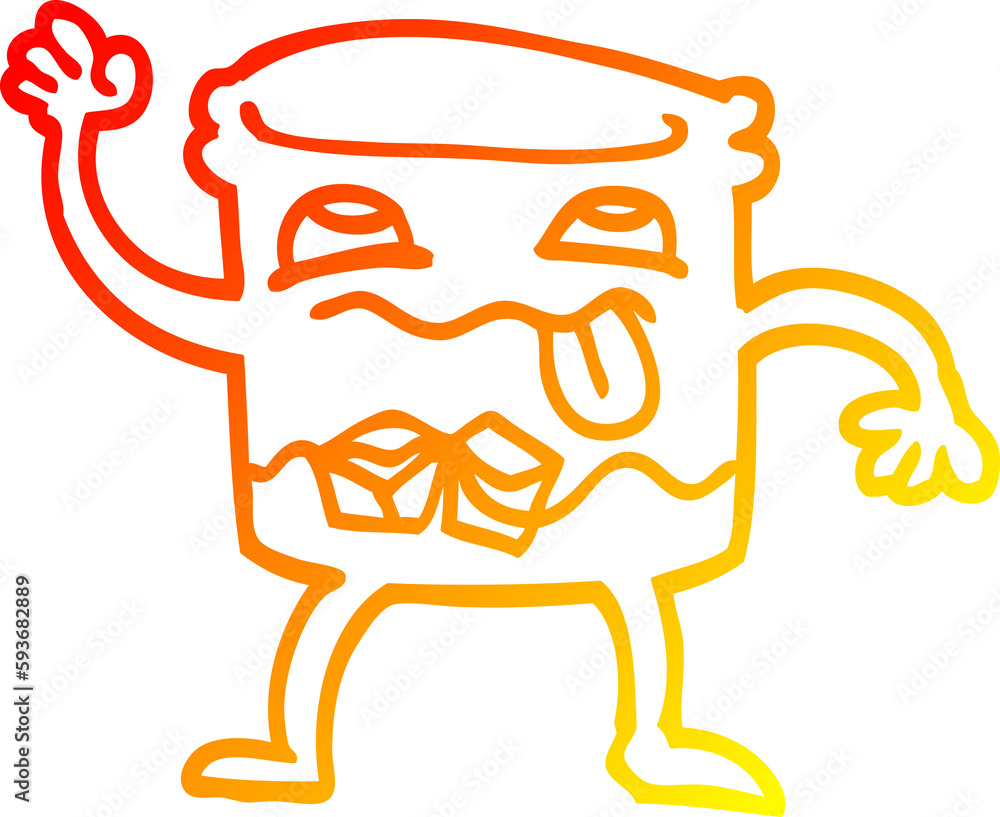 warm gradient line drawing cartoon animated whisky glass warm gradient line drawing cartoon animated whisky glass
