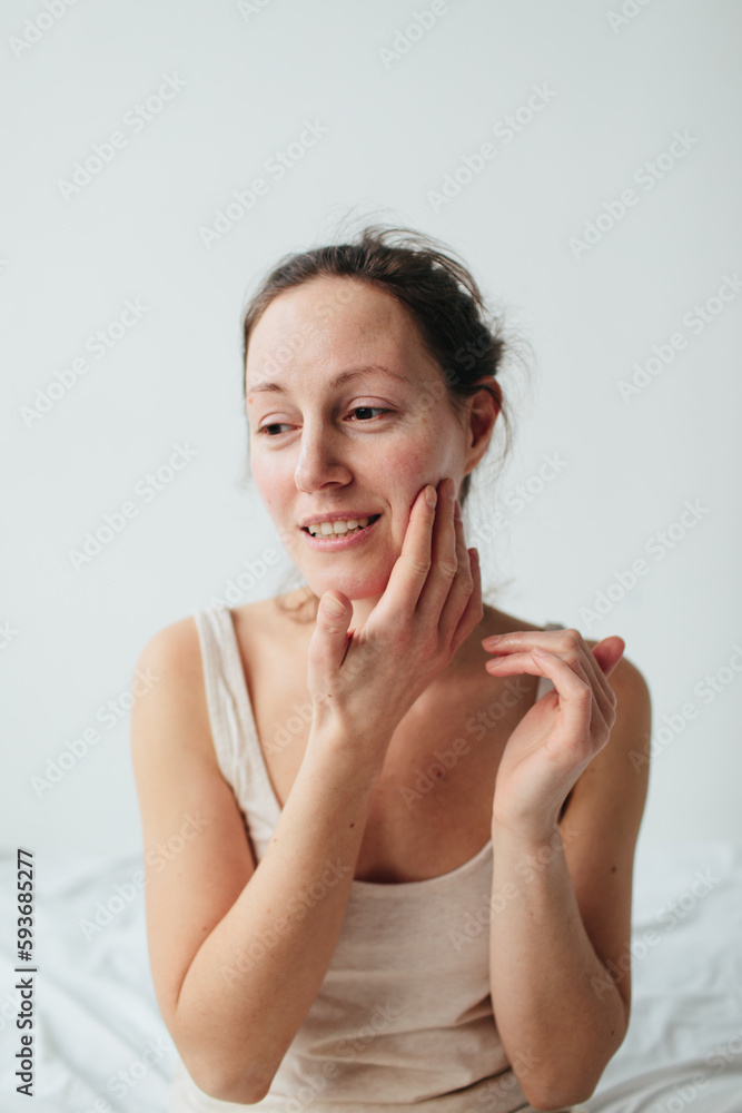 Skincare portrait of woman