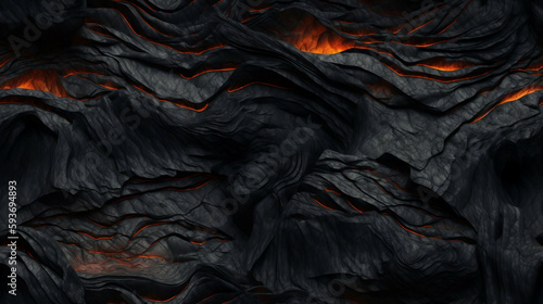 seamless tile repeatable black slate lava stone texture background pattern element new quality stock image illustration desktop wallpaper design generative ai 