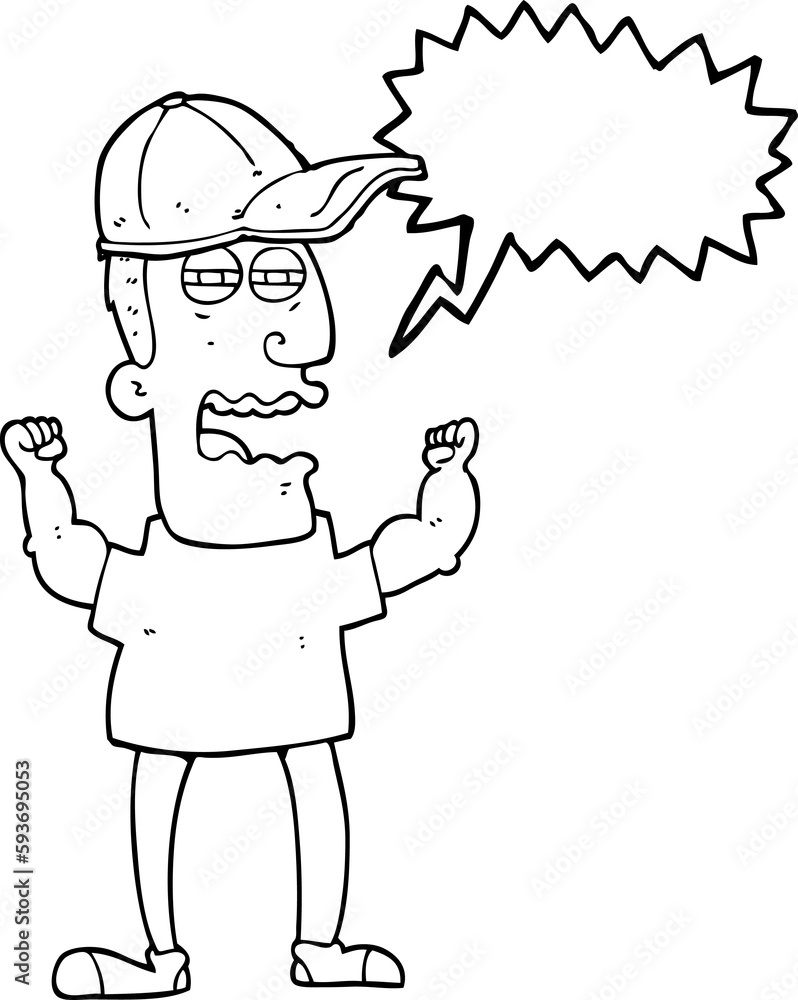 speech bubble cartoon stressed man speech bubble cartoon stressed man