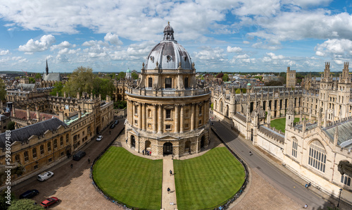 Radcliffe Camera, Oxford viewed from the University Church photo