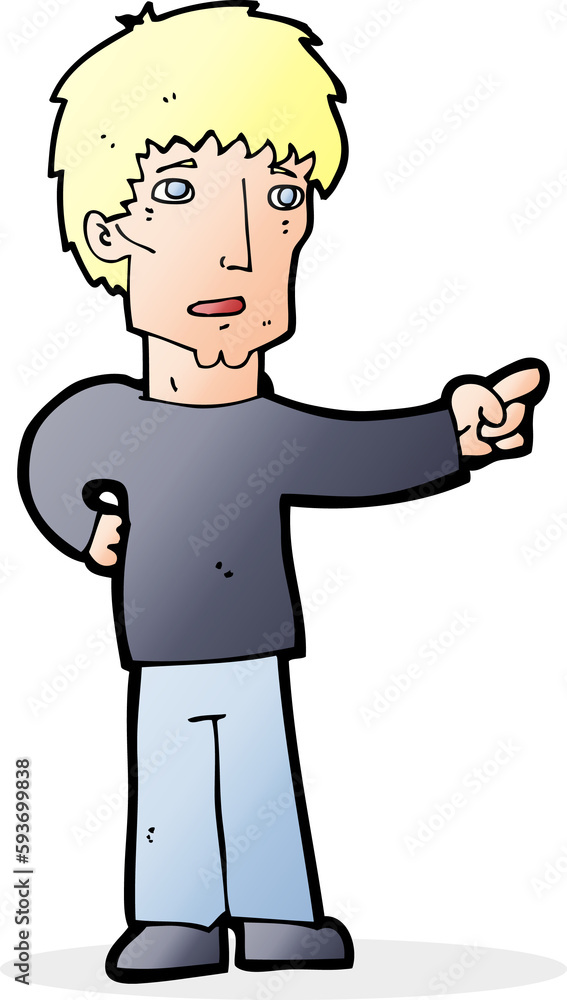 cartoon pointing man cartoon pointing man