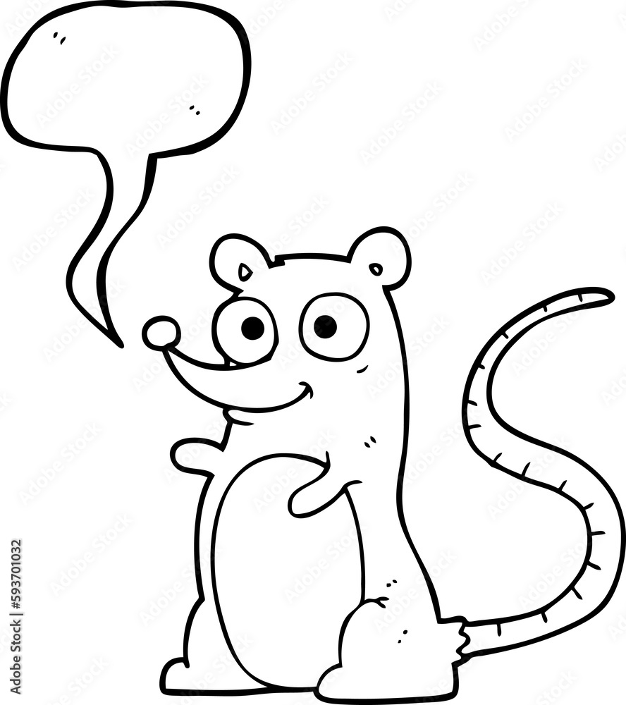 speech bubble cartoon mouse speech bubble cartoon mouse