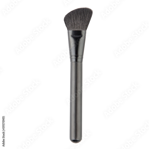 Brush for cosmetics is isolated on a white background. Concept of care of skin