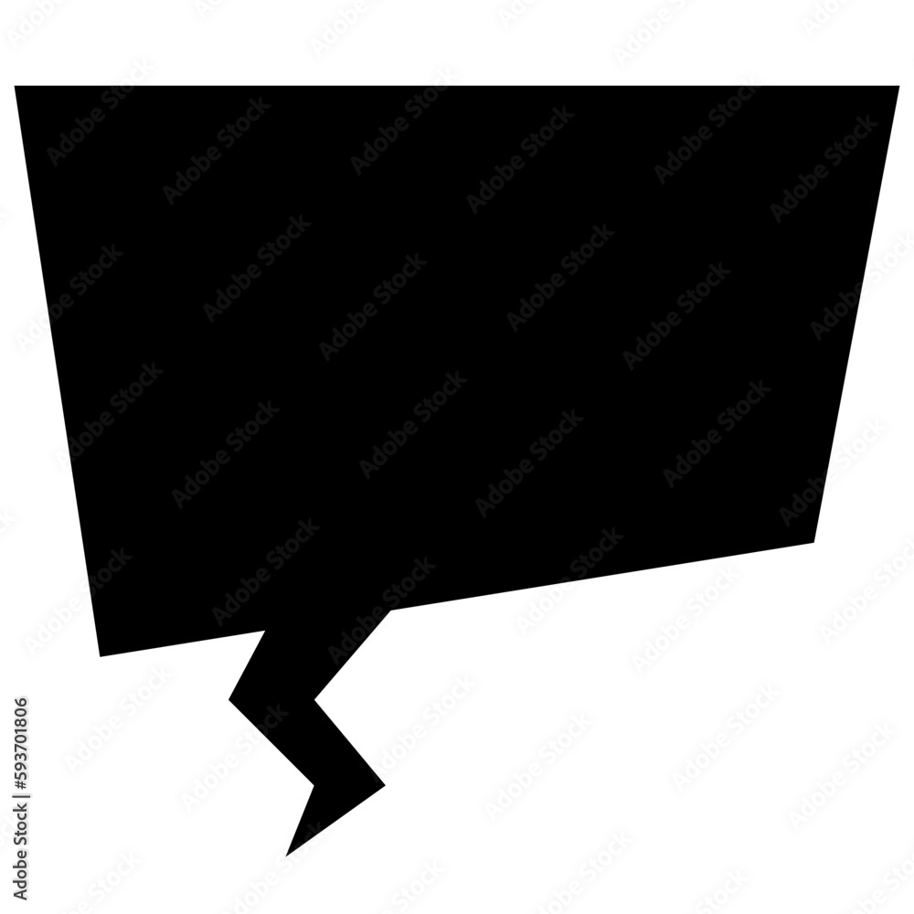 Fototapeta premium Speech balloons icon, solid style vector illustration