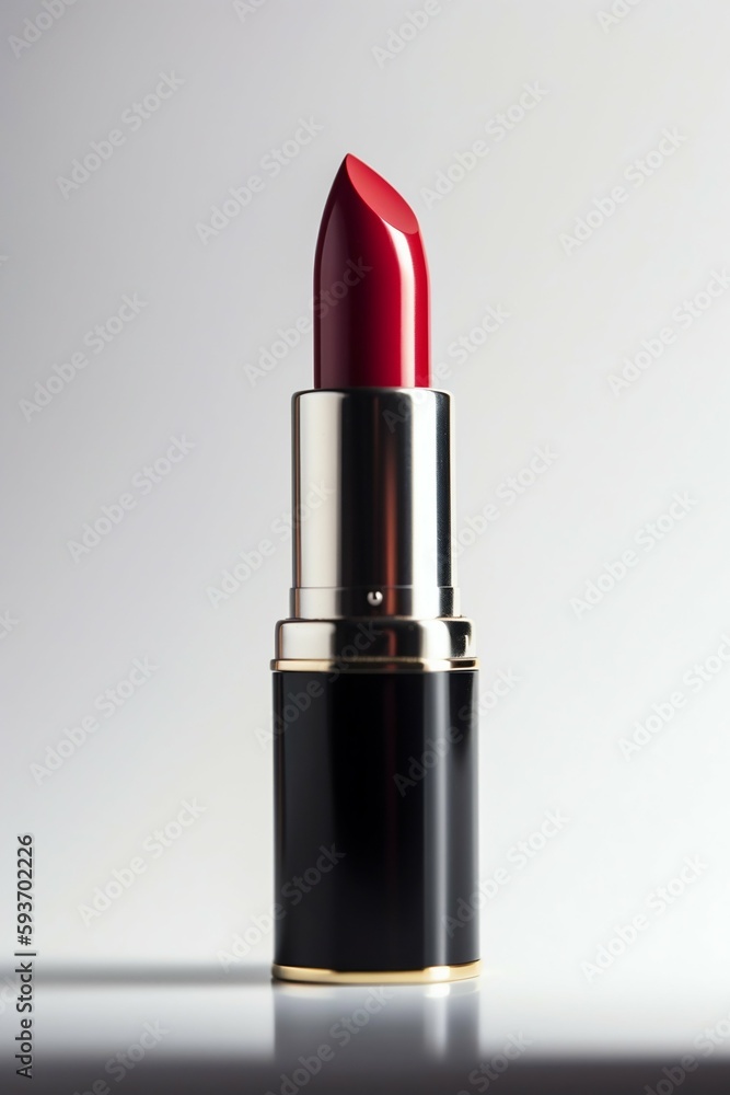 Lipstick on a white background. Generative AI Lipstick on a white background. Generative AI