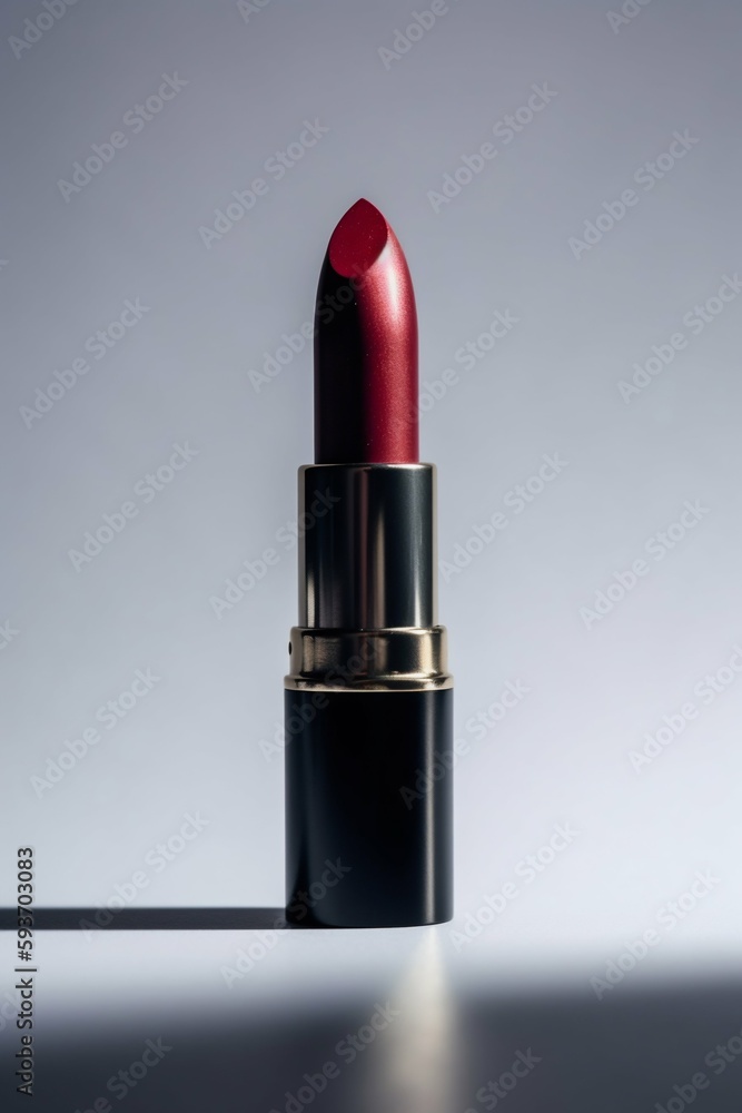 Lipstick on a white background. Generative AI Lipstick on a white background. Generative AI