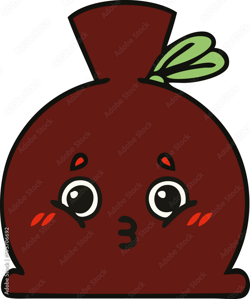 Obraz premium cute cartoon sack