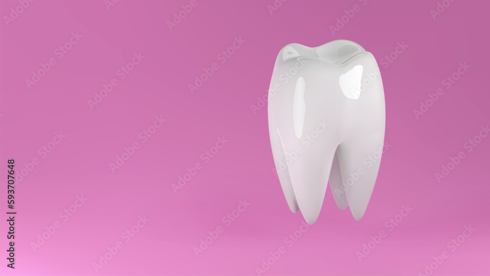3d tooth care background. White clean shiny tooth for oral health and hygiene banner design. Stomatology, orthodontic dental clinic poster 3d tooth care background. White clean shiny tooth for oral health and hygiene banner design. Stomatology, orthodontic dental clinic poster