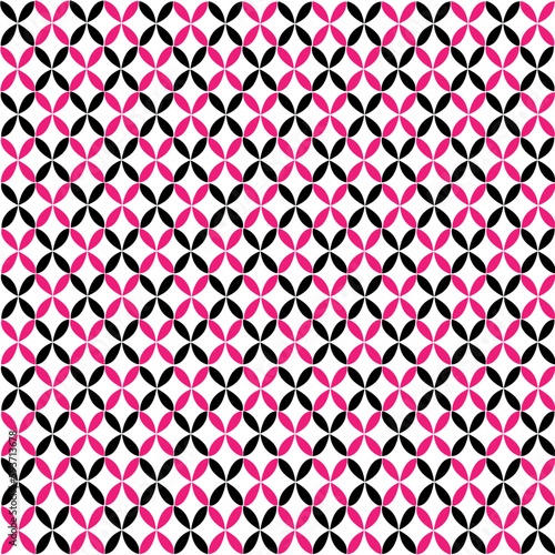 Fondo abstracto geométrico en rosa y negro.